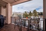 Private Balcony with Gas Grill with Mountain Views